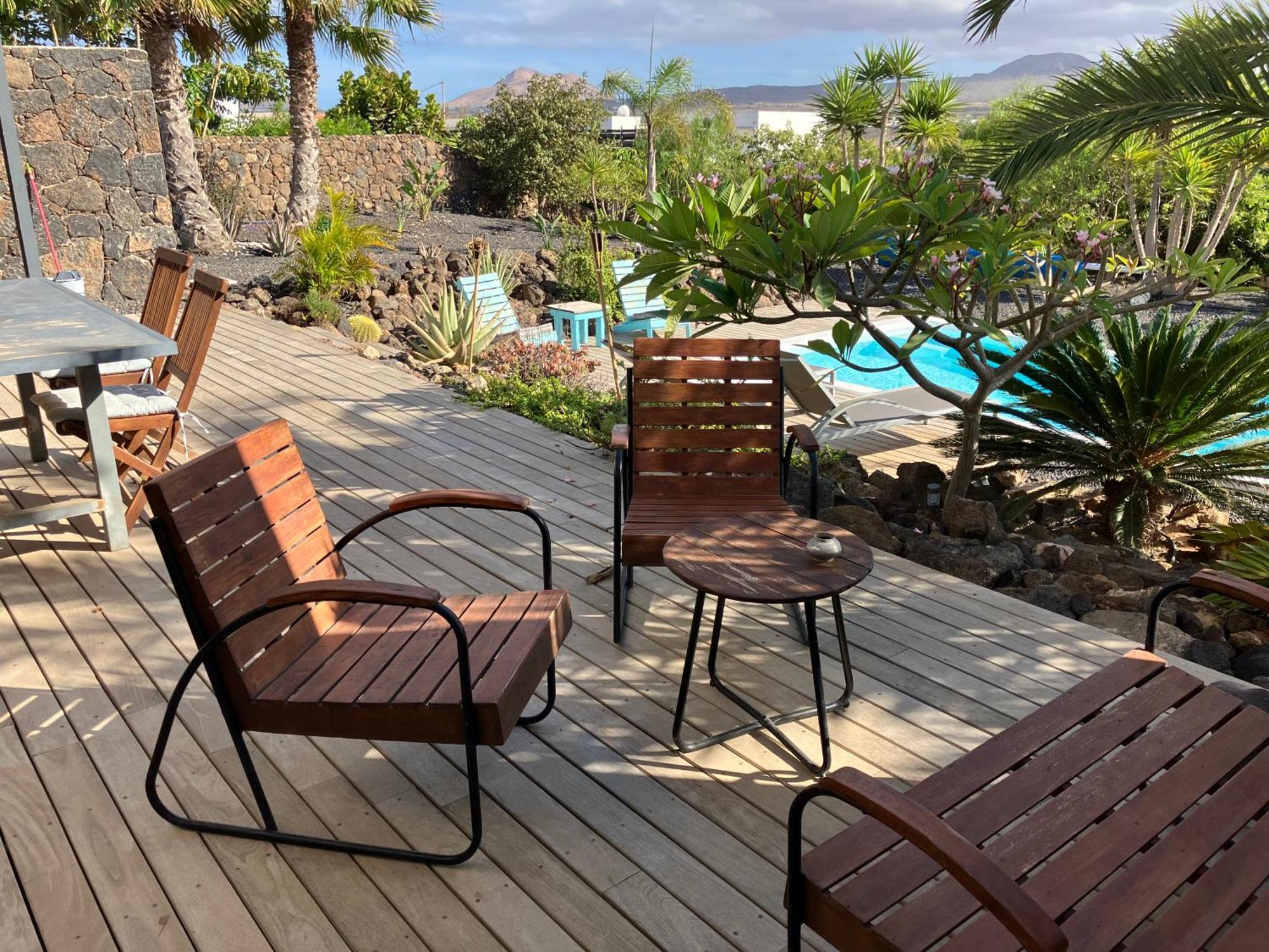 Majanicho Rock - Villa With Heated Pool 拉哈雷斯 外观 照片