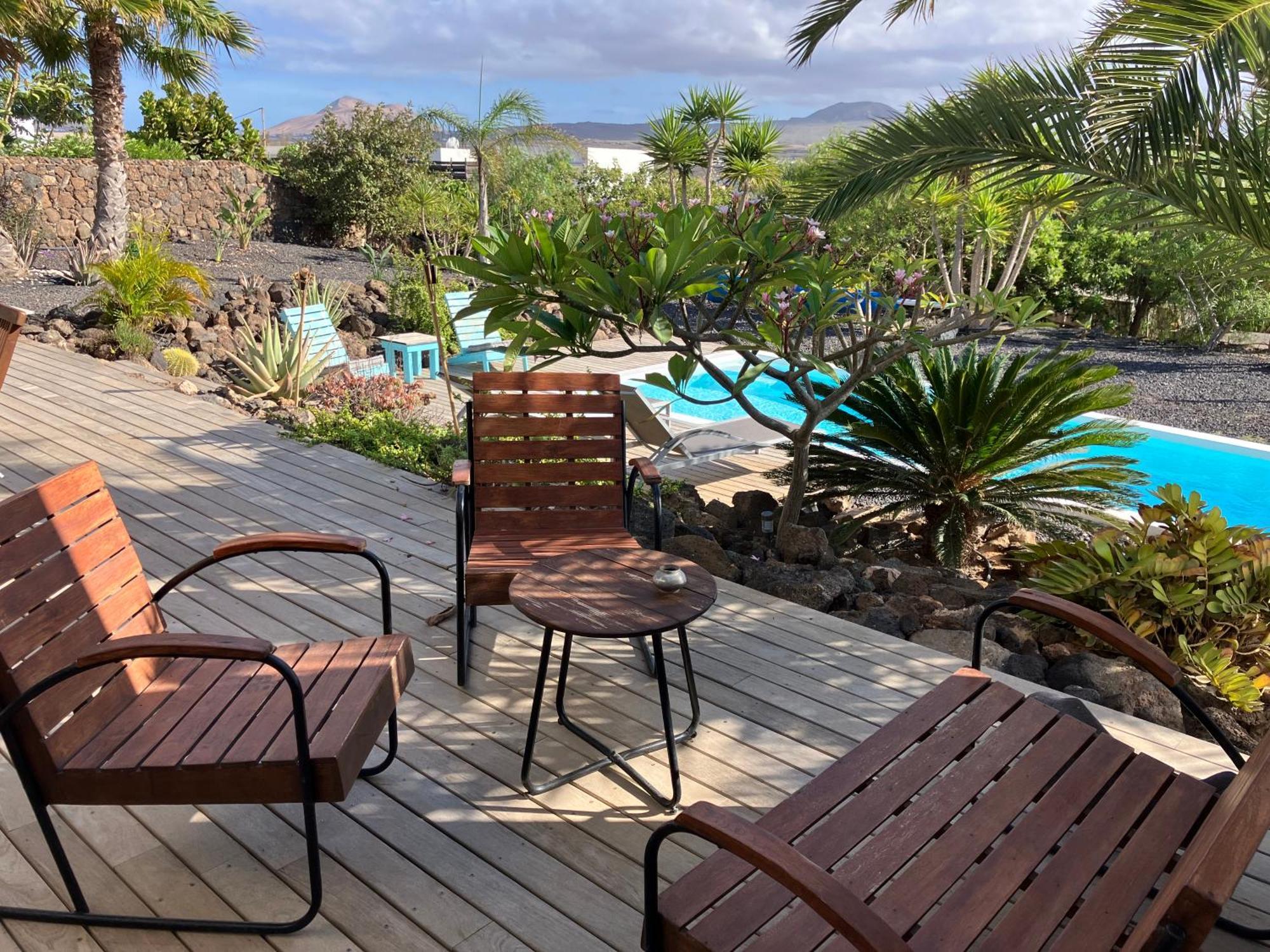 Majanicho Rock - Villa With Heated Pool 拉哈雷斯 外观 照片